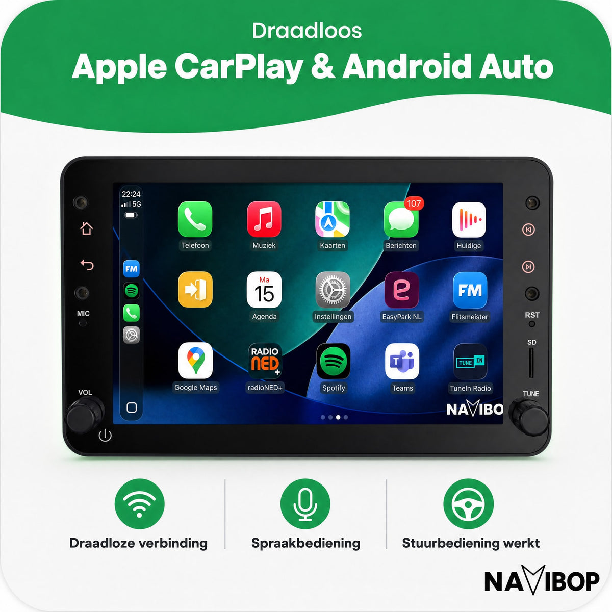 Alfa Romeo 159 Brera 939 Spider | Autoradio | Draadloos CarPlay & Android Auto | Android 15