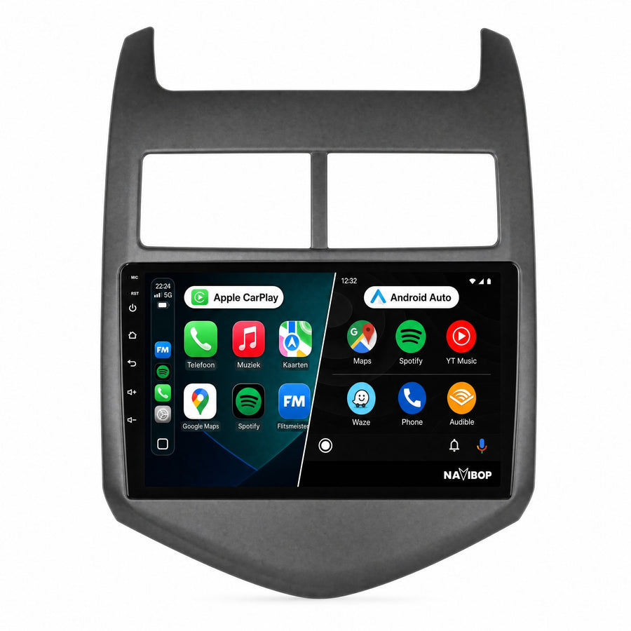 Chevrolet Aveo | Autoradio | Draadloos CarPlay & Android Auto | Android 15 | 2011 t/m 2015