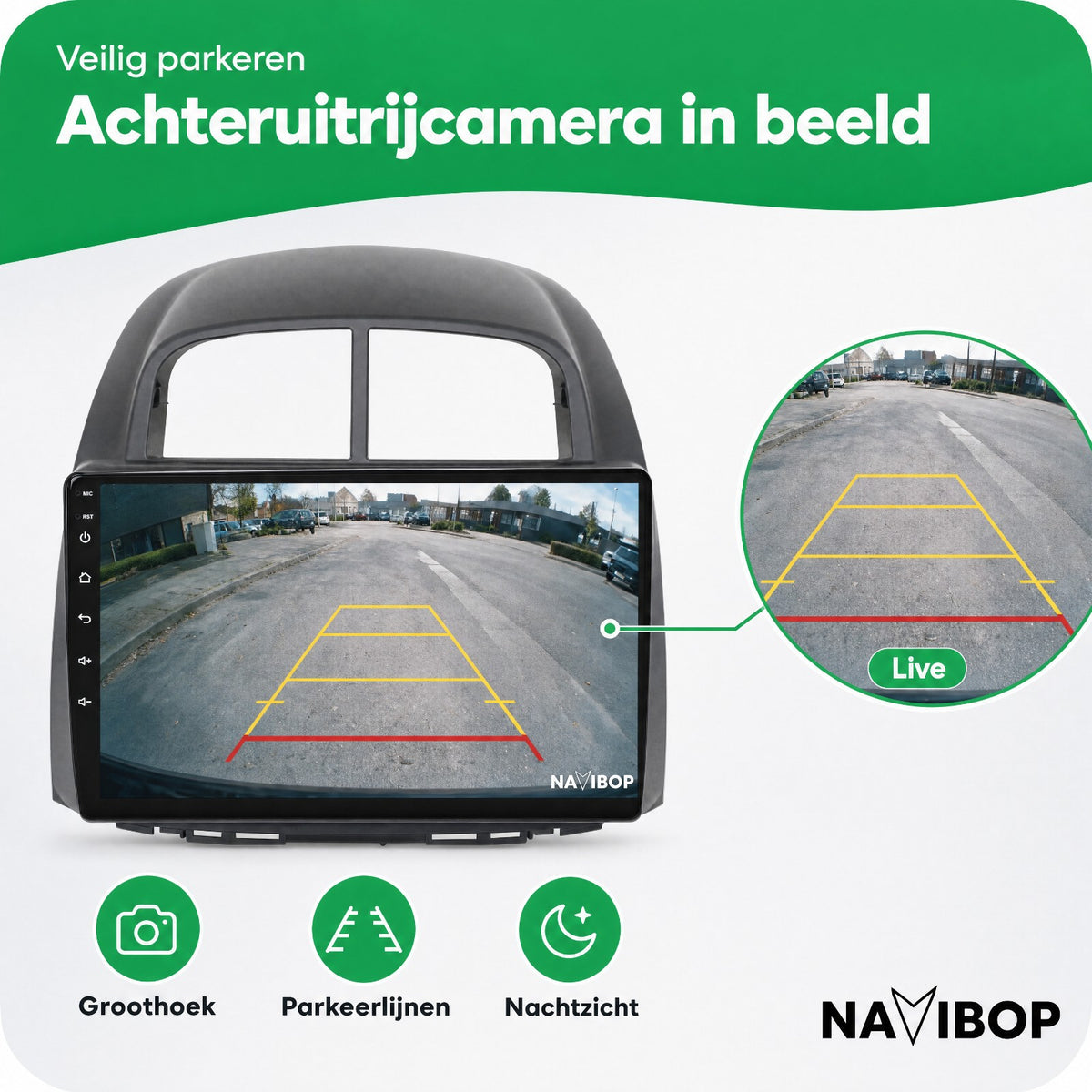 Daihatsu Sirion | Autoradio | Draadloos CarPlay & Android Auto | Android 15