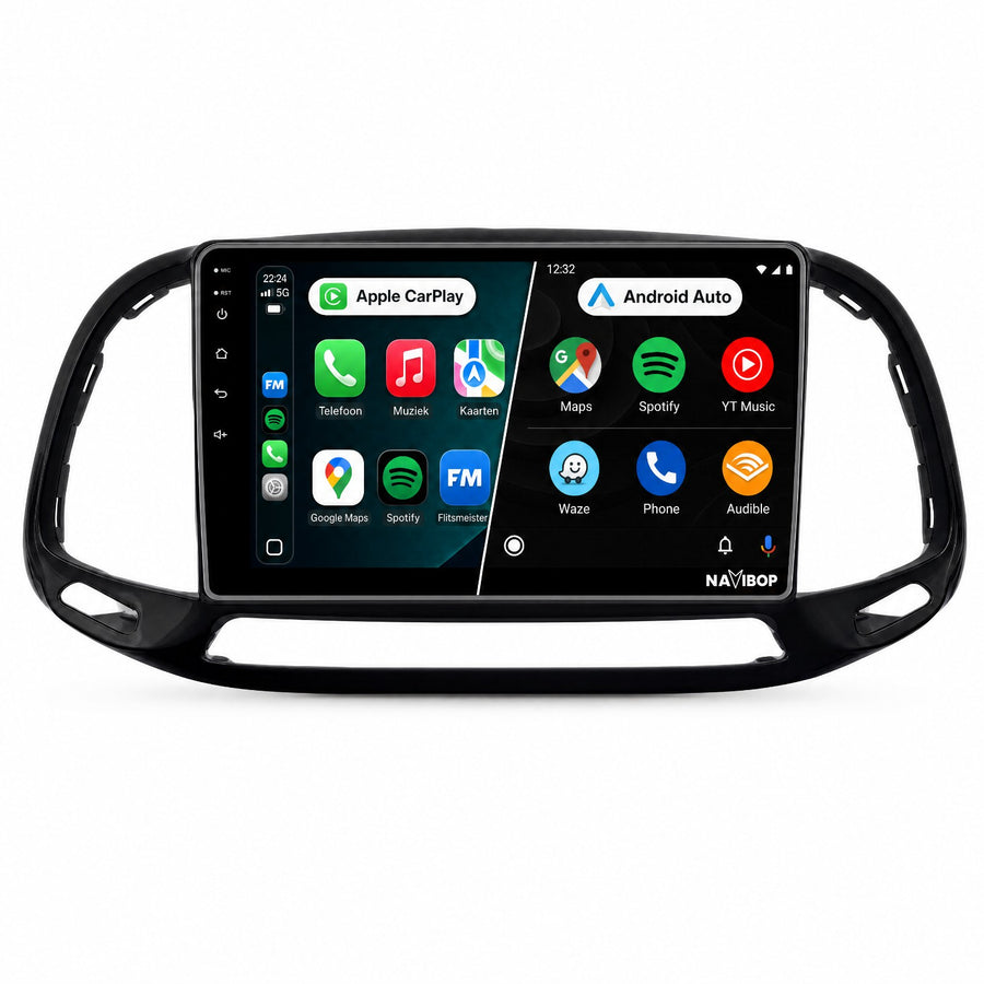 Fiat Doblo 2014 | Autoradio | Draadloos CarPlay & Android Auto | Android 15