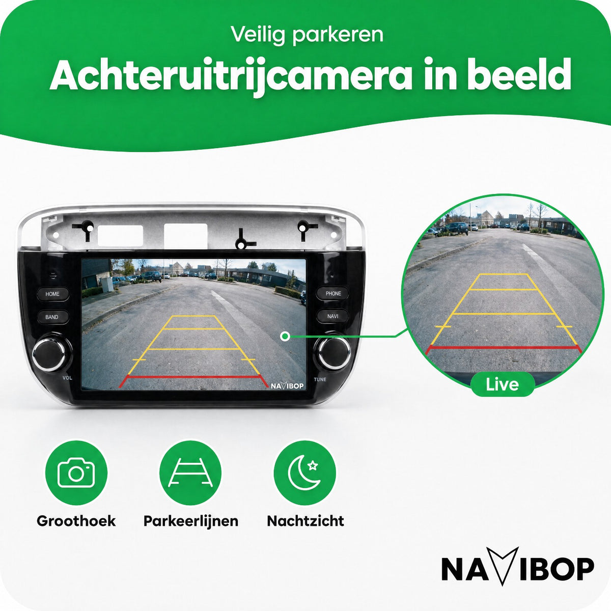 Fiat Punto Evo | Autoradio | Draadloos CarPlay & Android Auto | Android 15 | 2010 t/m 2015
