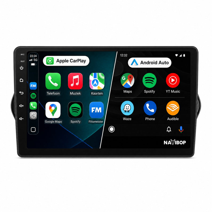 Fiat Tipo | Autoradio | Draadloos CarPlay & Android Auto | Android 15 | 2015 t/m 2020