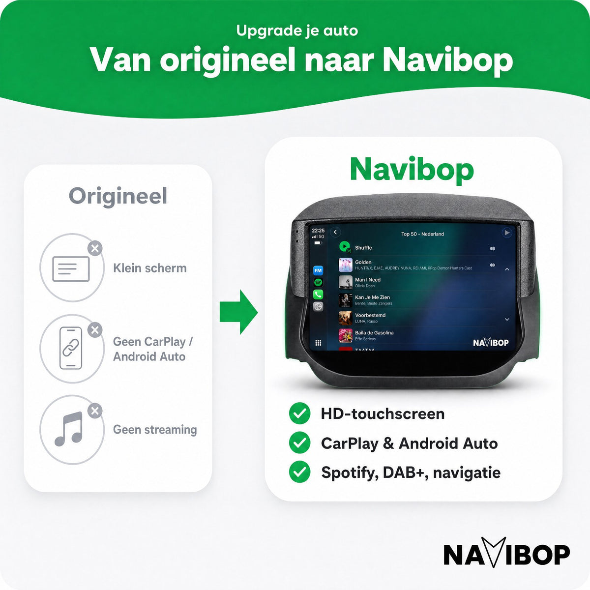Ford Ecosport | Autoradio | Draadloos CarPlay & Android Auto | Android 15 | 2014 t/m 2017
