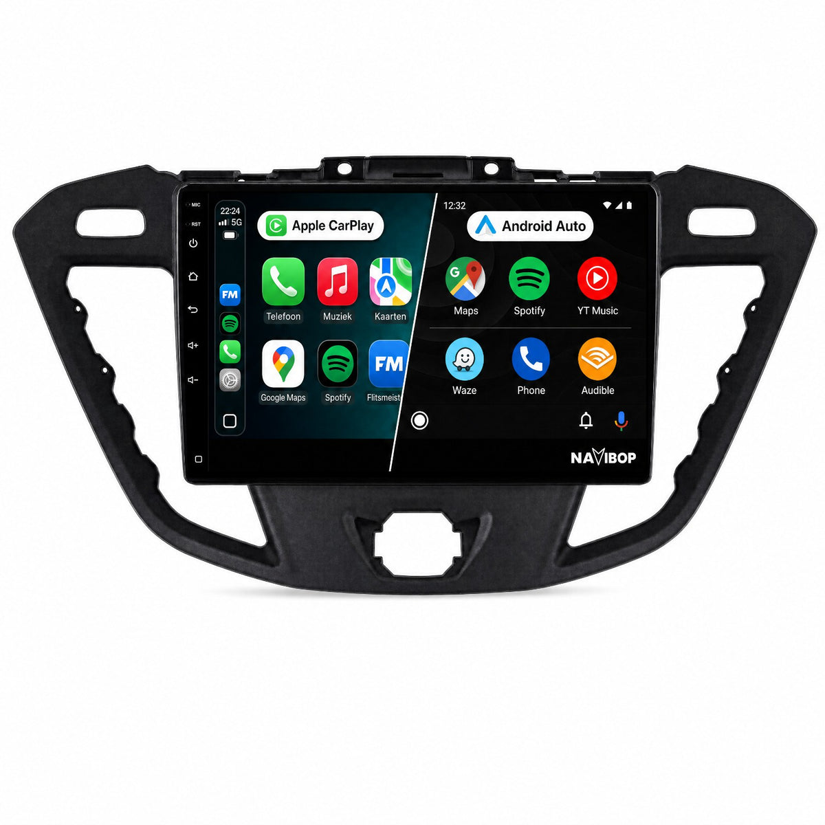 Ford Transit | Autoradio | Draadloos CarPlay & Android Auto | Android 15 | 2014 t/m 2018