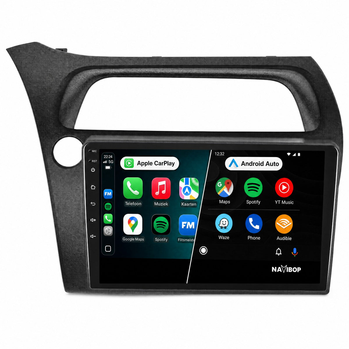 Honda Civic | Autoradio | Draadloos CarPlay & Android Auto | Android 15 | 2004 t/m 2011
