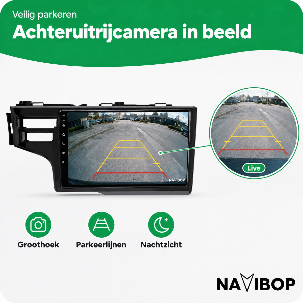 Honda Jazz | Autoradio | Draadloos CarPlay & Android Auto | Android 15 | 2014 t/m 2020