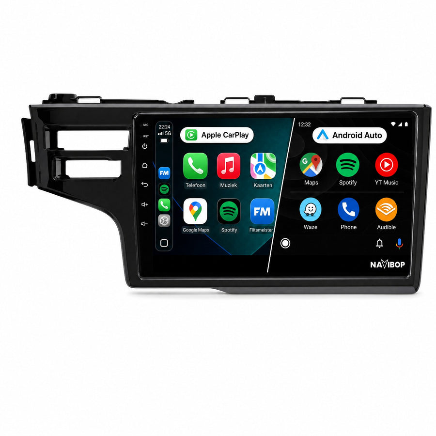 Honda Jazz | Autoradio | Draadloos CarPlay & Android Auto | Android 15 | 2014 t/m 2020