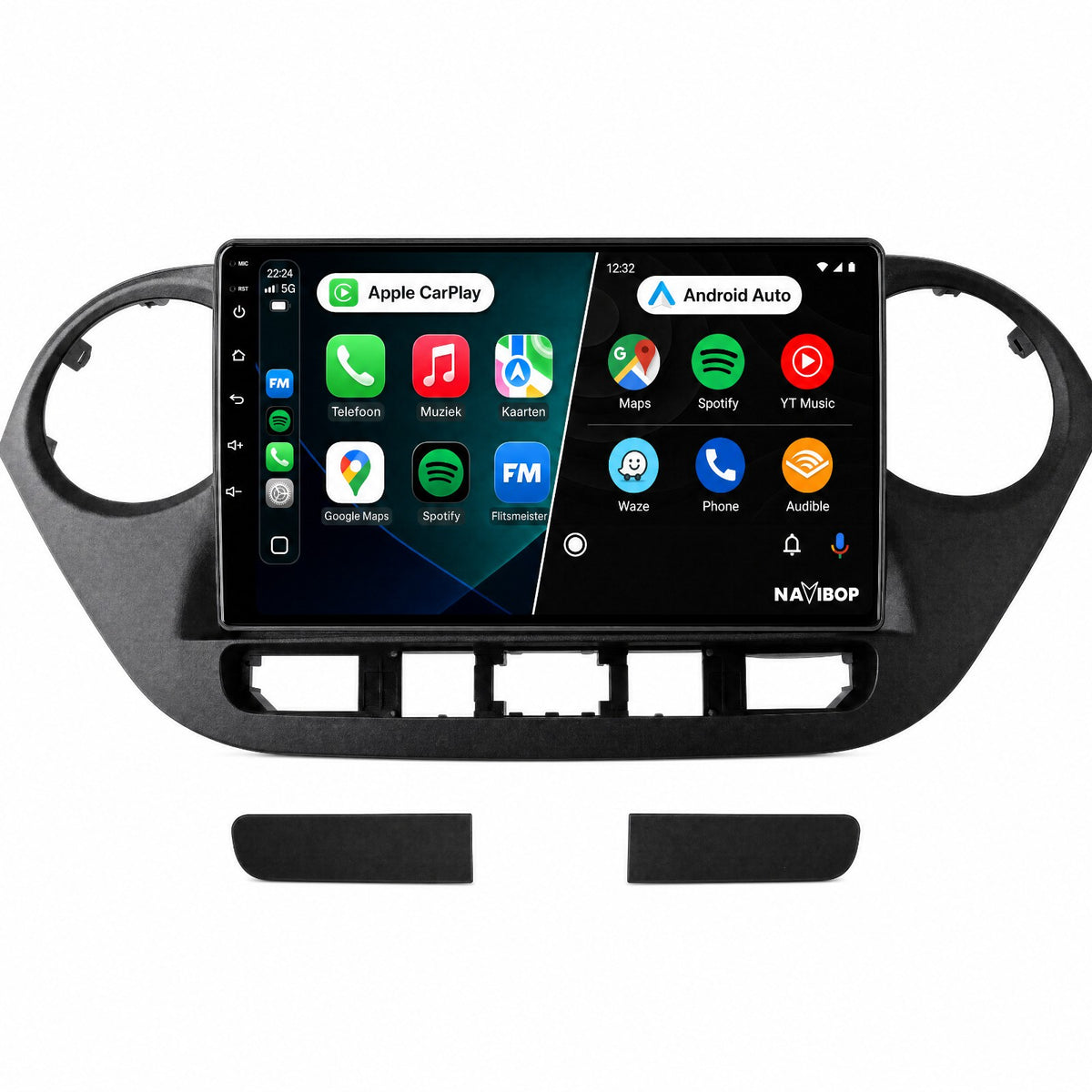Hyundai I10 | Autoradio | Draadloos CarPlay & Android Auto | Android 15 | 2014 t/m 2017