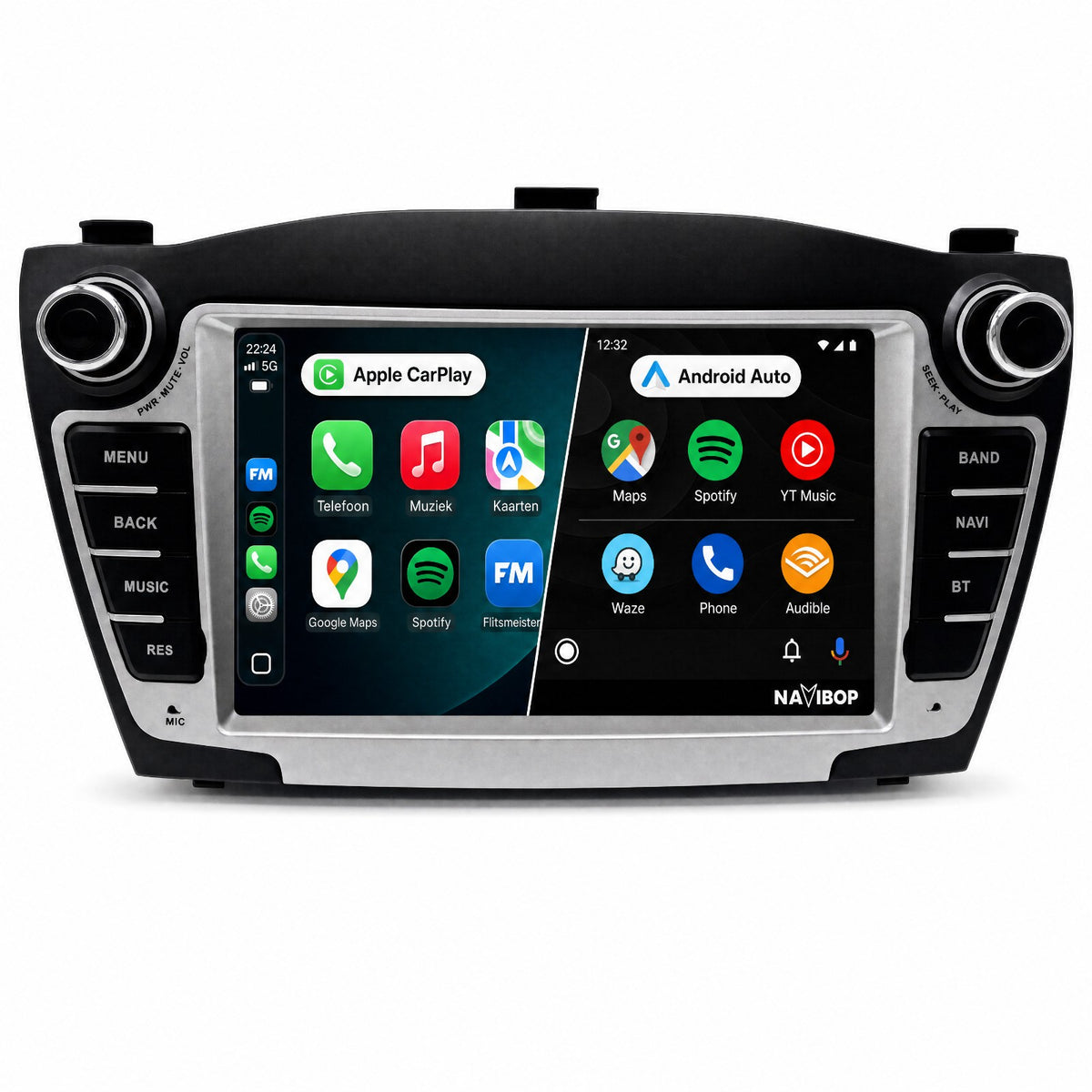 Hyundai IX35 | Autoradio | Draadloos CarPlay & Android Auto | Android 15 | 2009 t/m 2015