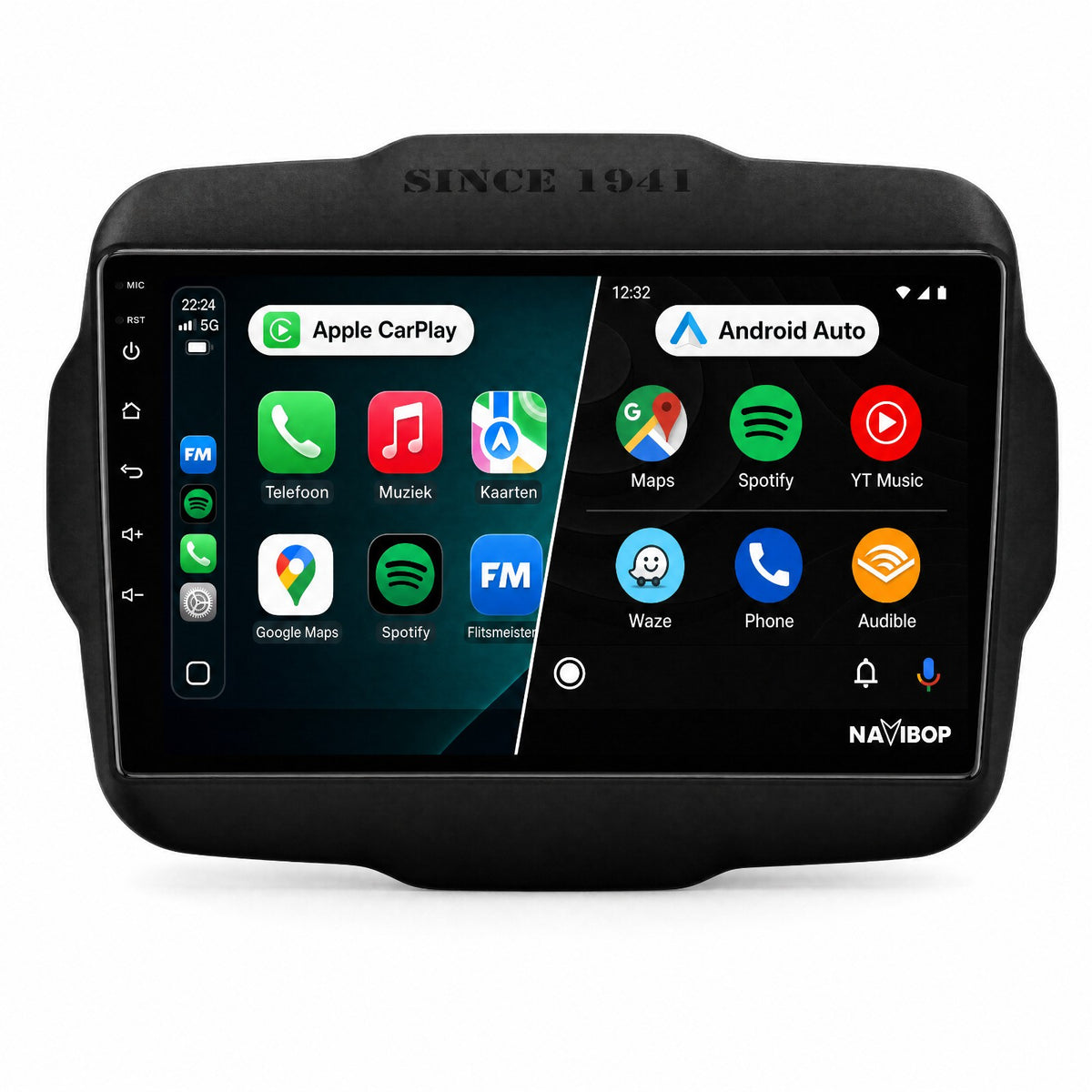 Jeep Renegade | Autoradio | Draadloos CarPlay & Android Auto | Android 15