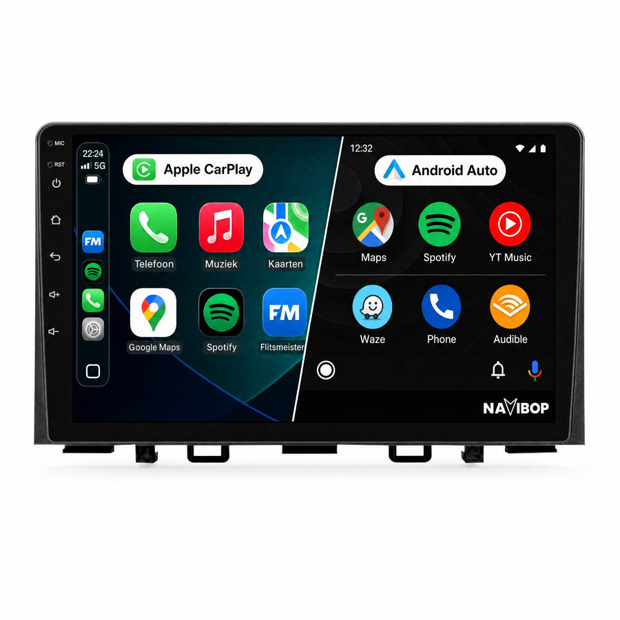 Kia Rio | Autoradio | Draadloos CarPlay & Android Auto | Android 15 | 2016 t/m 2022