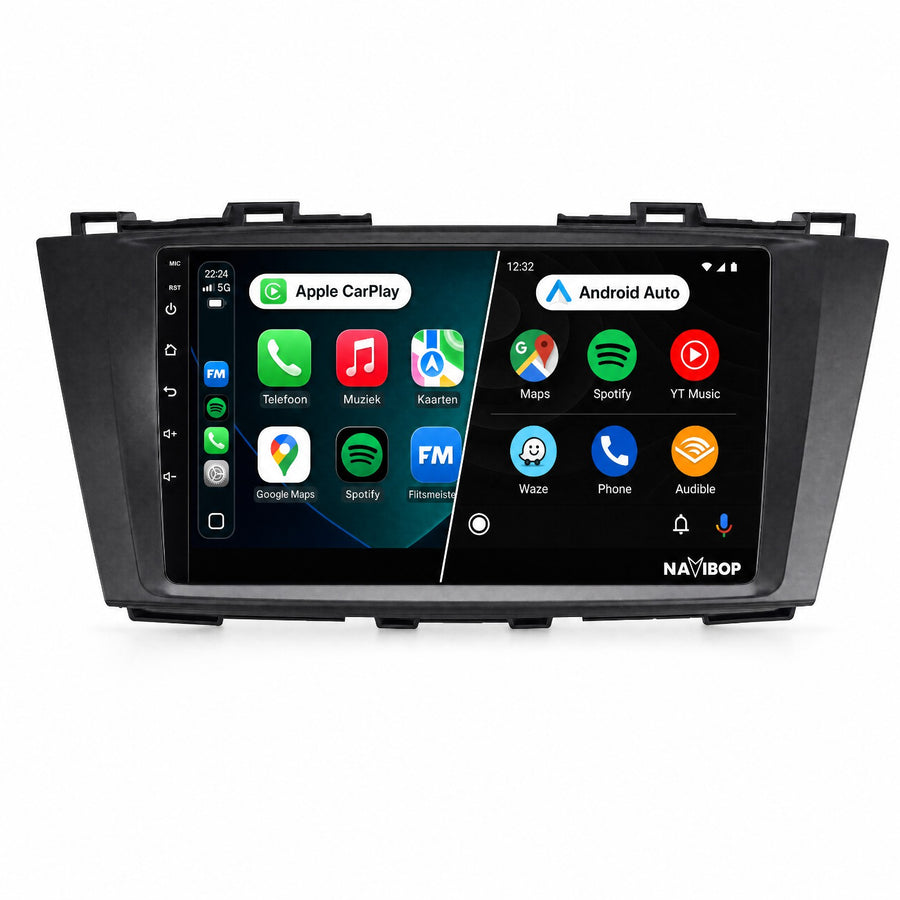Mazda 5 | Autoradio | Draadloos CarPlay & Android Auto | Android 15 | 2010 t/m 2016