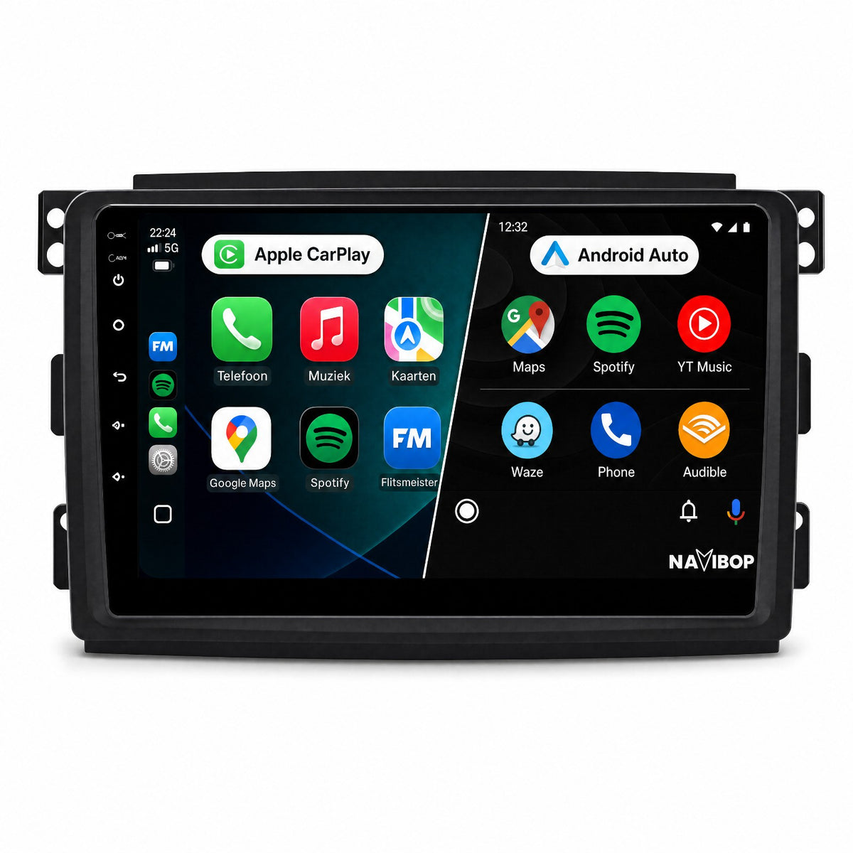 Mercedes Benz Smart | Autoradio | Draadloos CarPlay & Android Auto | Android 15 | 2006 t/m 2010