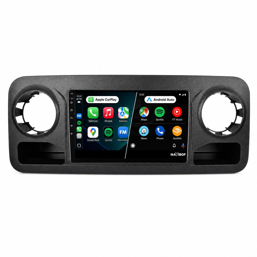 Mercedes Sprinter | Autoradio | Draadloos CarPlay & Android Auto | Android 15 | 2018 t/m 2024