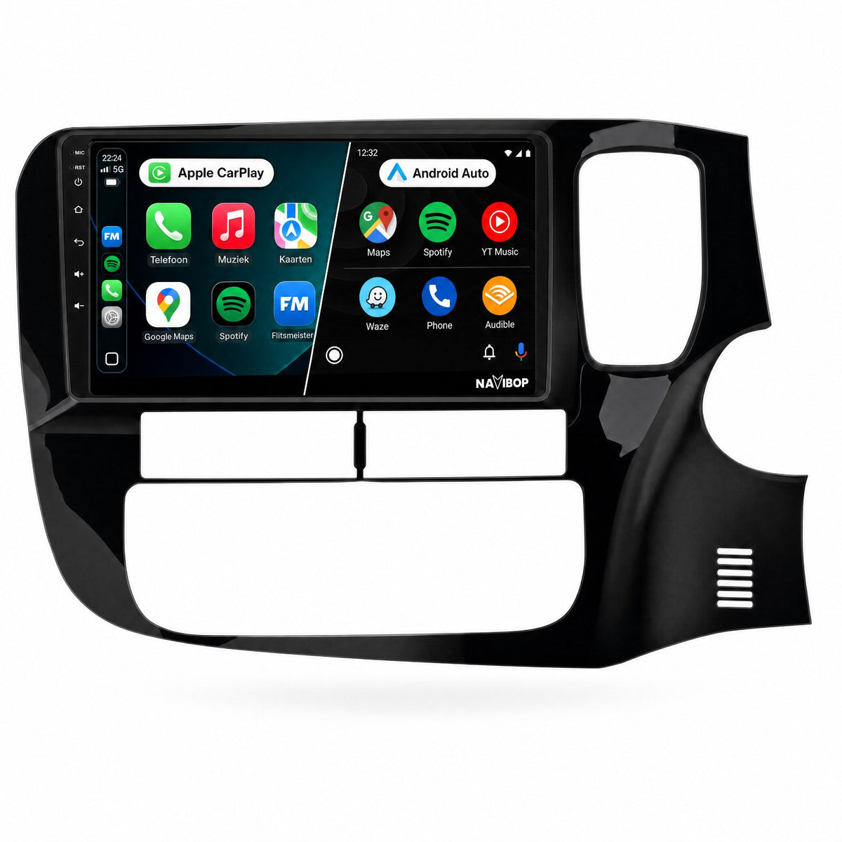 Mitsubishi Outlander 9" * * Versie 3 | Autoradio | Draadloos CarPlay & Android Auto | Android 15 | 2012 t/m 2019