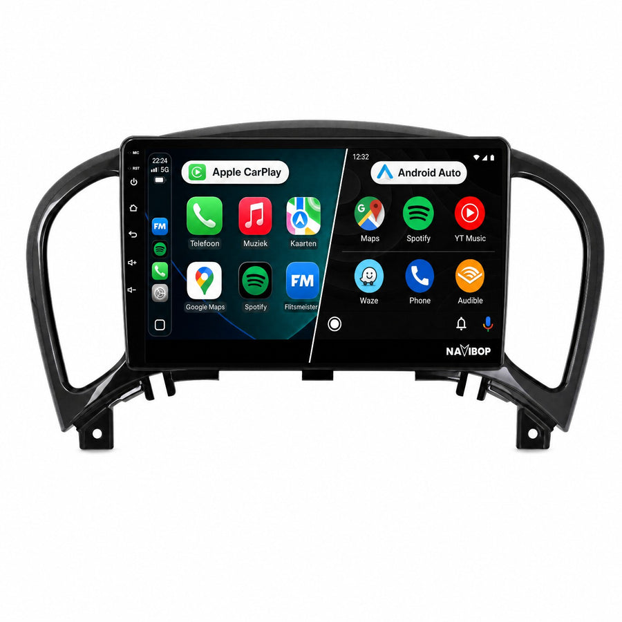 Nissan Juke | Autoradio | Draadloos CarPlay & Android Auto | Android 15 | 2010 t/m 2018