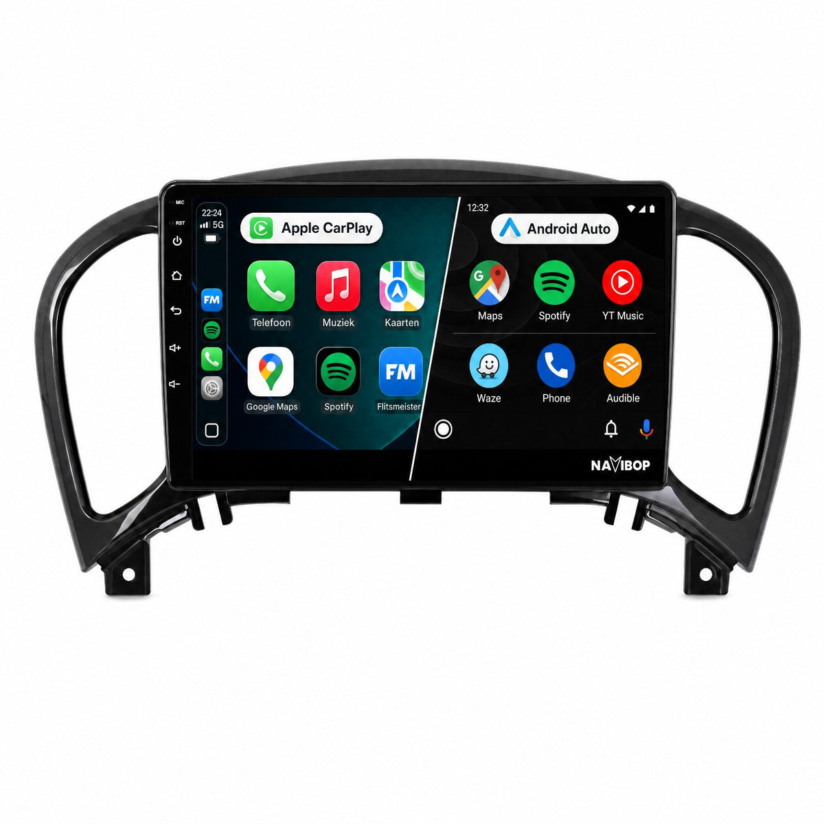 Nissan Juke | Autoradio | Draadloos CarPlay & Android Auto | Android 15 | 2010 t/m 2018