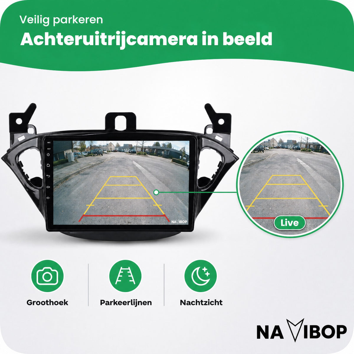 Opel Adam Corsa E | Autoradio | Draadloos CarPlay & Android Auto | Android 15 | 2013 t/m 2019