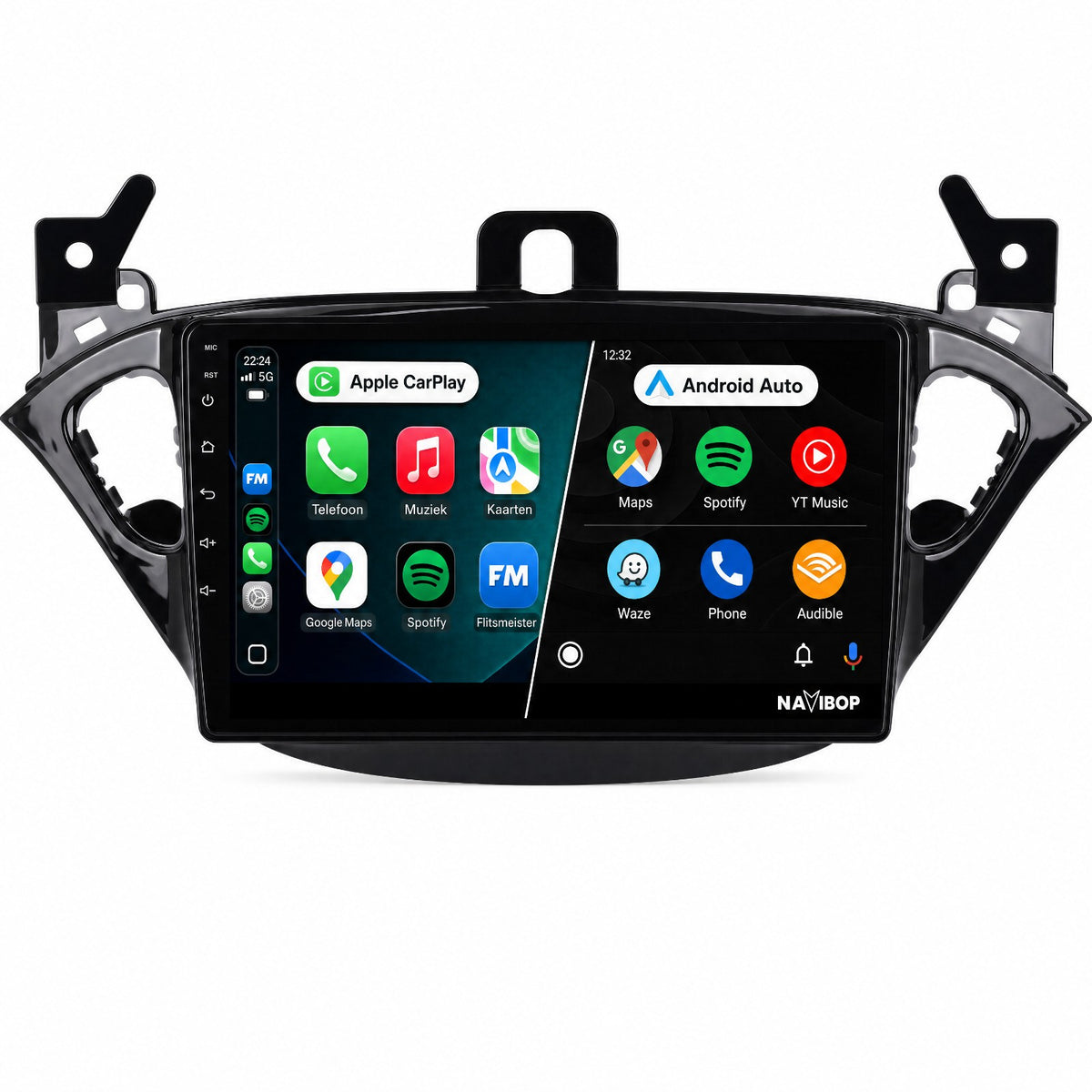 Opel Adam Corsa E | Autoradio | Draadloos CarPlay & Android Auto | Android 15 | 2013 t/m 2019