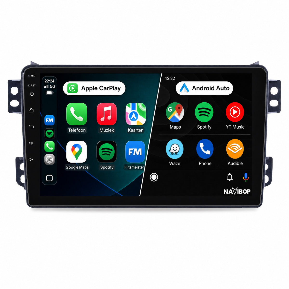 Opel Agila Suzuki Splash Suzuki Ritz | Autoradio | Draadloos CarPlay & Android Auto | Android 15 | 2008 t/m 2014