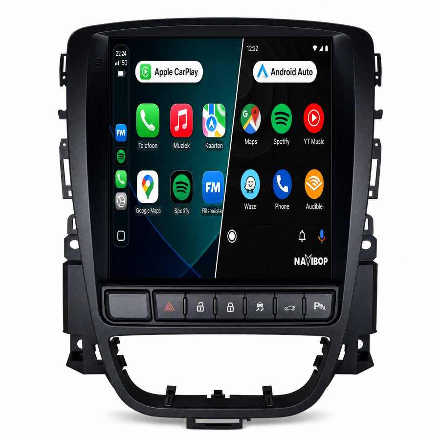 Opel Astra J Versie A | Autoradio | Draadloos CarPlay & Android Auto | Android 15 | 2010 t/m 2015
