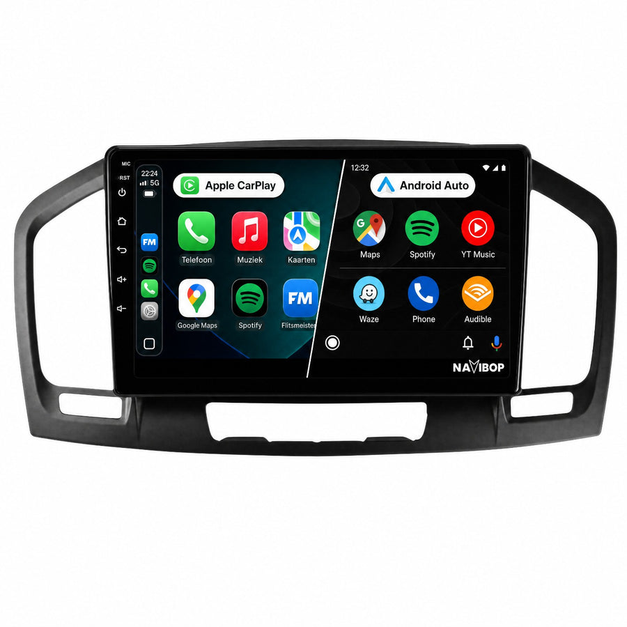 Opel Insignia | Autoradio | Draadloos CarPlay & Android Auto | Android 15 | 2008 t/m 2013