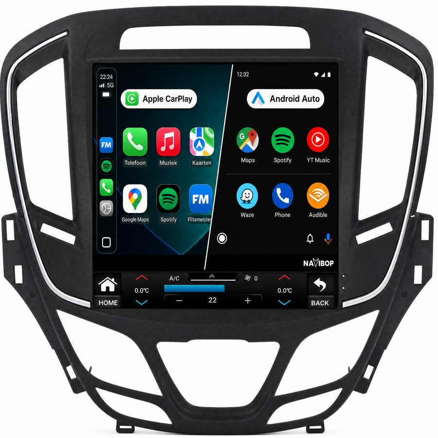 Opel Insignia | Autoradio | Draadloos CarPlay & Android Auto | Android 15 | 2014 t/m 2017