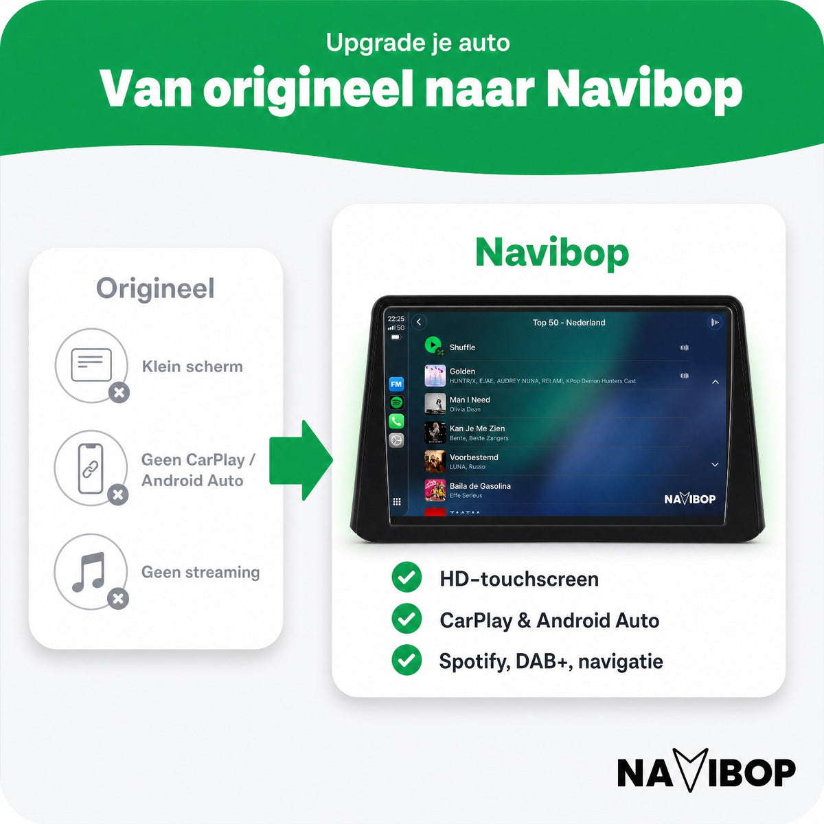 Opel Mokka | Autoradio | Draadloos CarPlay & Android Auto | Android 15 | 2012 t/m 2016