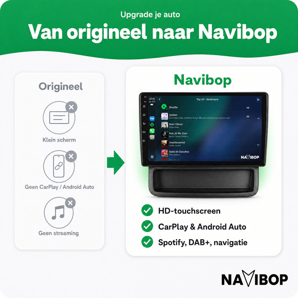 Opel Vivaro | Autoradio | Draadloos CarPlay & Android Auto | Android 15 | 2010 t/m 2014
