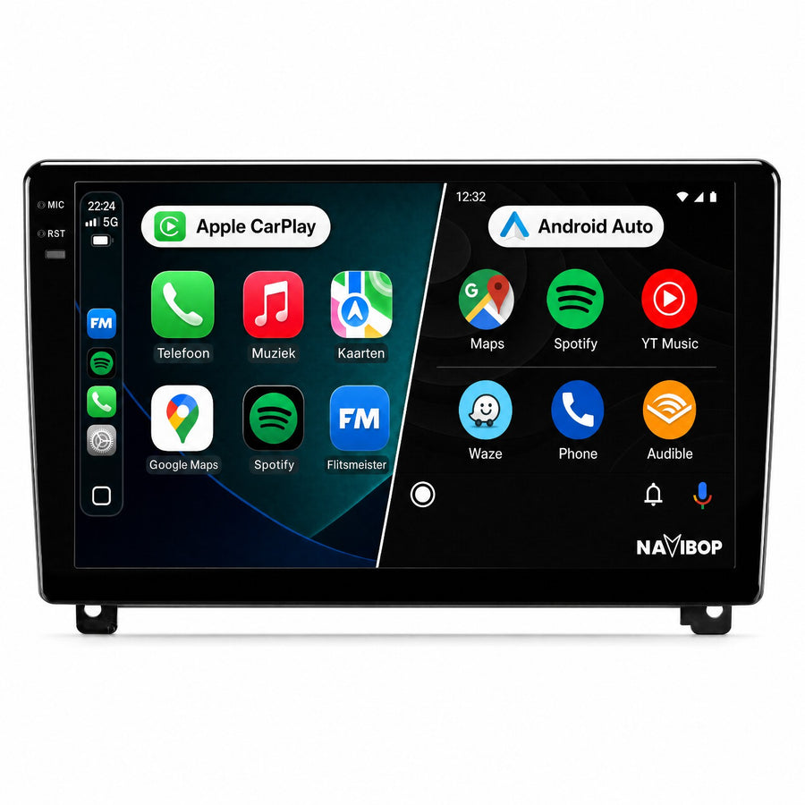 Peugeot 407 | Autoradio | Draadloos CarPlay & Android Auto | Android 15