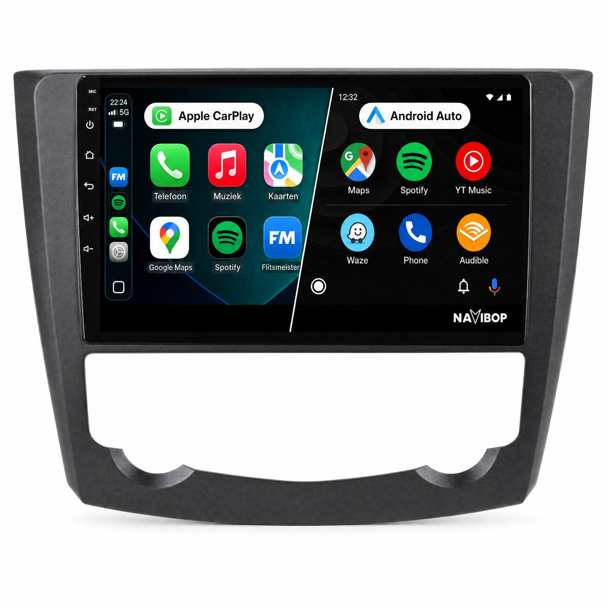 Renault Kadjar | Autoradio | Draadloos CarPlay & Android Auto | Android 15 | 2015 t/m 2019