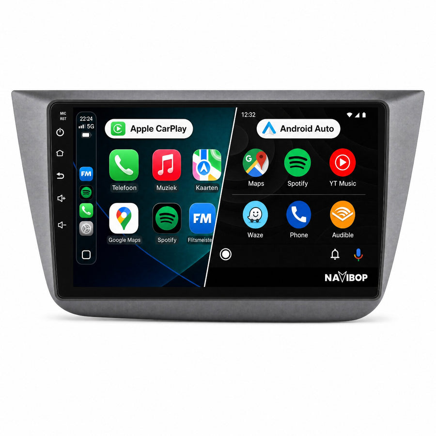Seat Altea | Autoradio | Draadloos CarPlay & Android Auto | Android 15 | 2004 t/m 2015