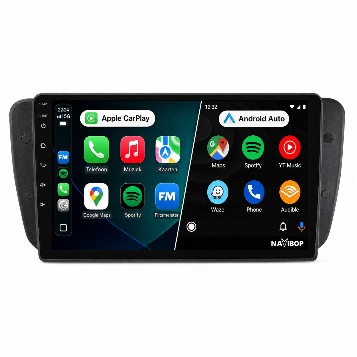 Seat Ibiza TOUCHSCREEN | Autoradio | Draadloos CarPlay & Android Auto | Android 15 | 2009 t/m 2013
