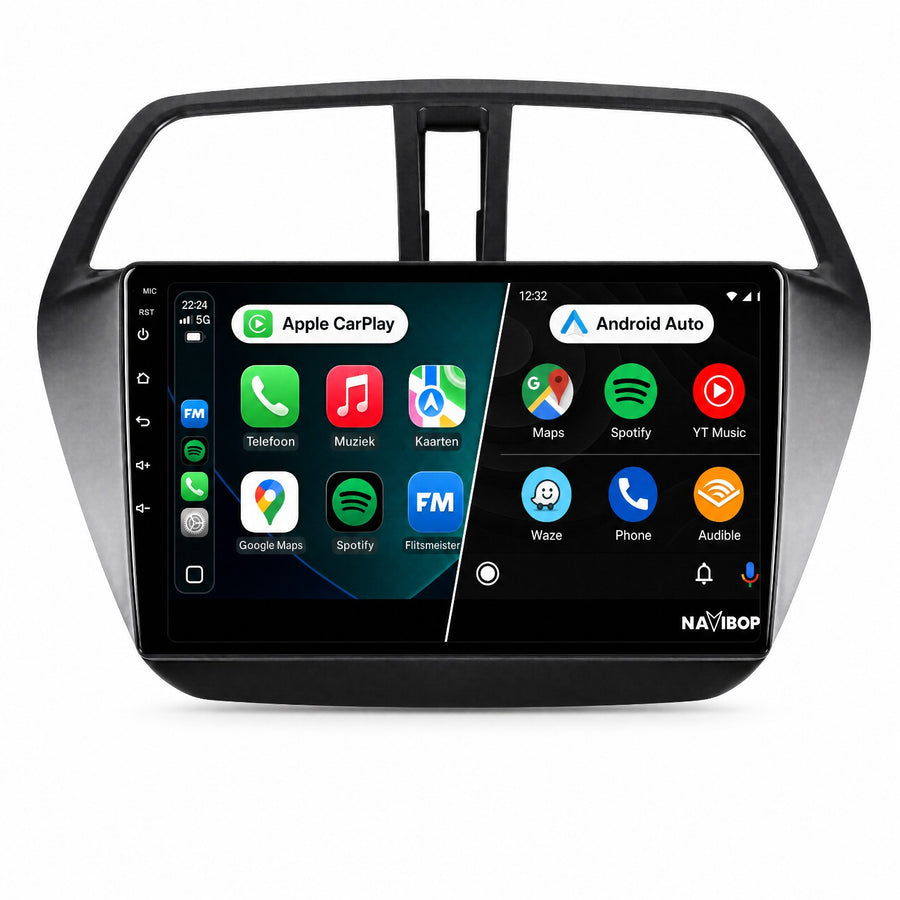 Suzuki SX4 S-Cross | Autoradio | Draadloos CarPlay & Android Auto | Android 15 | 2013 t/m 2021