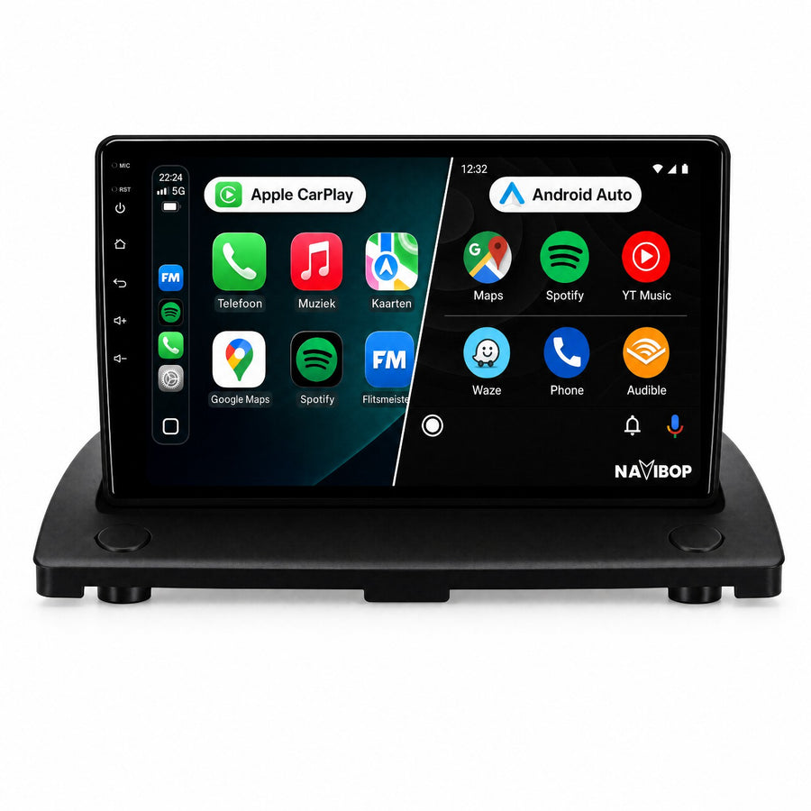Volvo V50 C30 S40 C70 | Autoradio | Draadloos CarPlay & Android Auto | Android 15 | 2004 t/m 2012