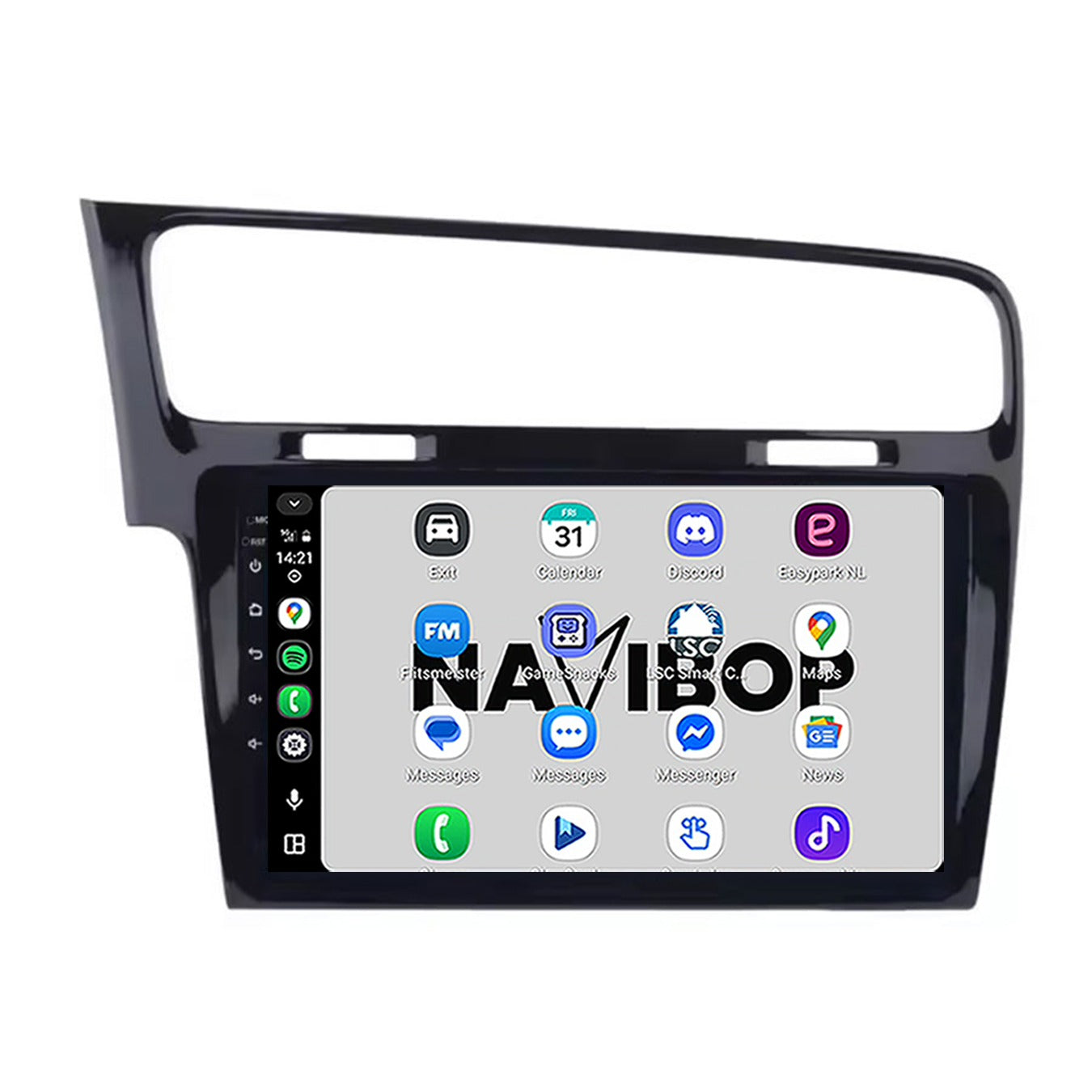 Volkswagen Golf 7 - Zwart | Autoradio | CarPlay & Android Auto | Android 15.0 | 2013 t/m 2020