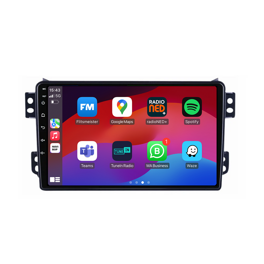 Opel Agila | Autoradio | CarPlay & Android Auto | Android 15.0 | 2008 t/m 2014