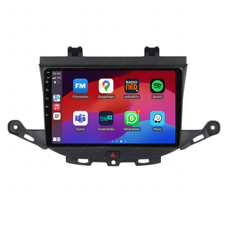 Opel Astra K | Autoradio | CarPlay & Android Auto | Android 15.0 | 2013 t/m 2021