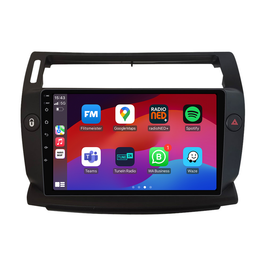 Citroen C4 | Autoradio | CarPlay & Android Auto | Android 15.0 | 2004 t/m 2013