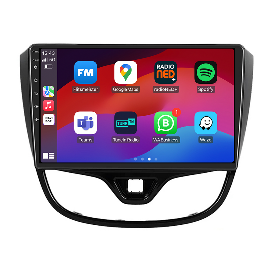 Opel Karl | Autoradio | CarPlay & Android Auto | Android 15.0 | 2015 t/m 2020
