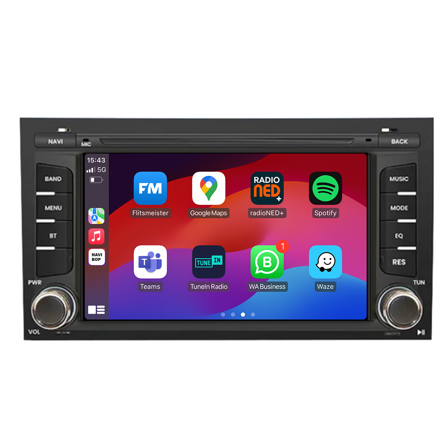 Seat Leon | Autoradio | CarPlay & Android Auto | Android 15.0 | 2005 t/m 2012