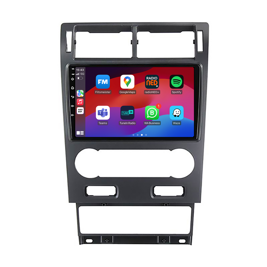 Ford Mondeo | Autoradio | CarPlay & Android Auto | Android 15.0 | 2007 t/m 2010