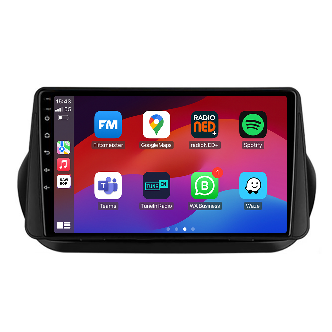 Citroen Nemo | Autoradio | CarPlay & Android Auto | Android 15.0 | 2008 t/m 2017
