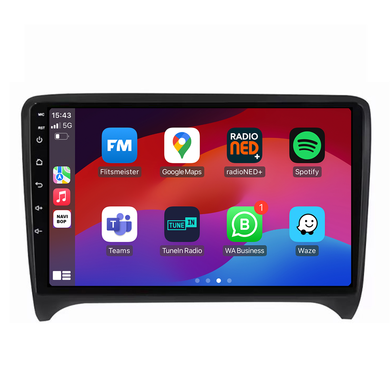 Audi TT | Autoradio | CarPlay & Android Auto | Android 15.0 | 2007 t/m 2014