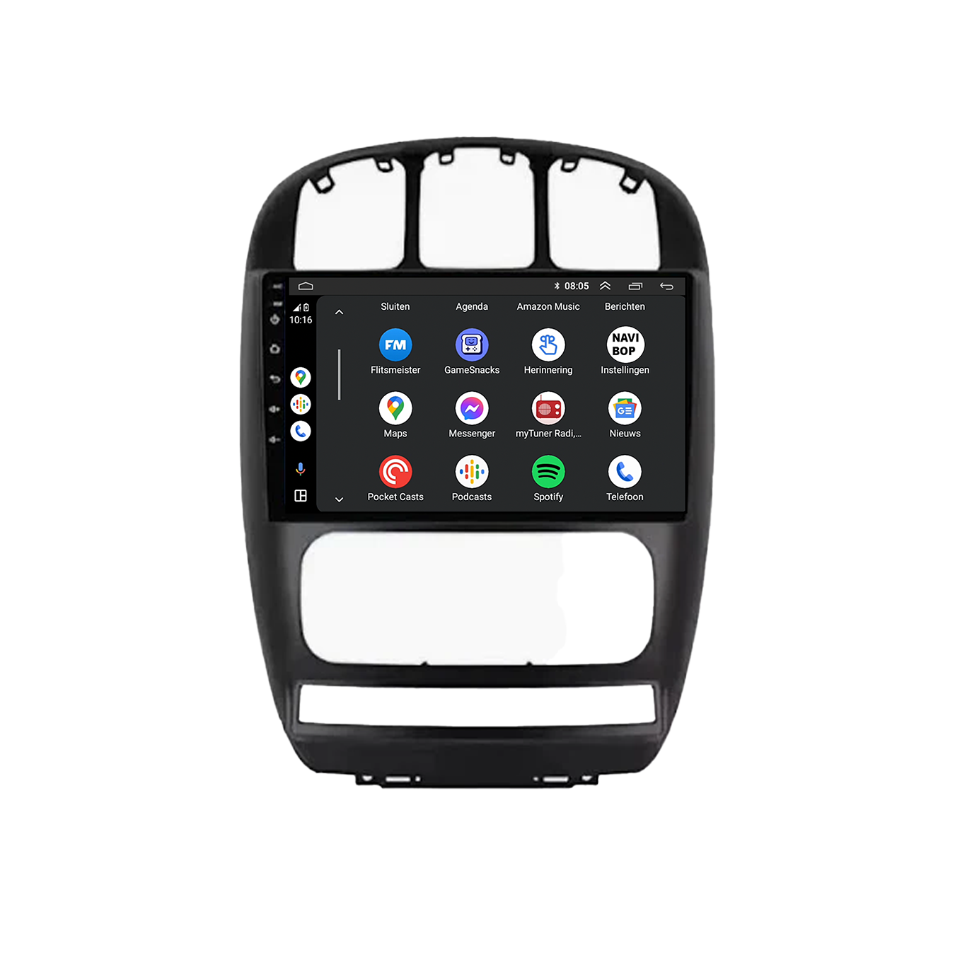 Chrysler Voyage | Autoradio | CarPlay & Android Auto | Android 15.0 | 2000 t/m 2007