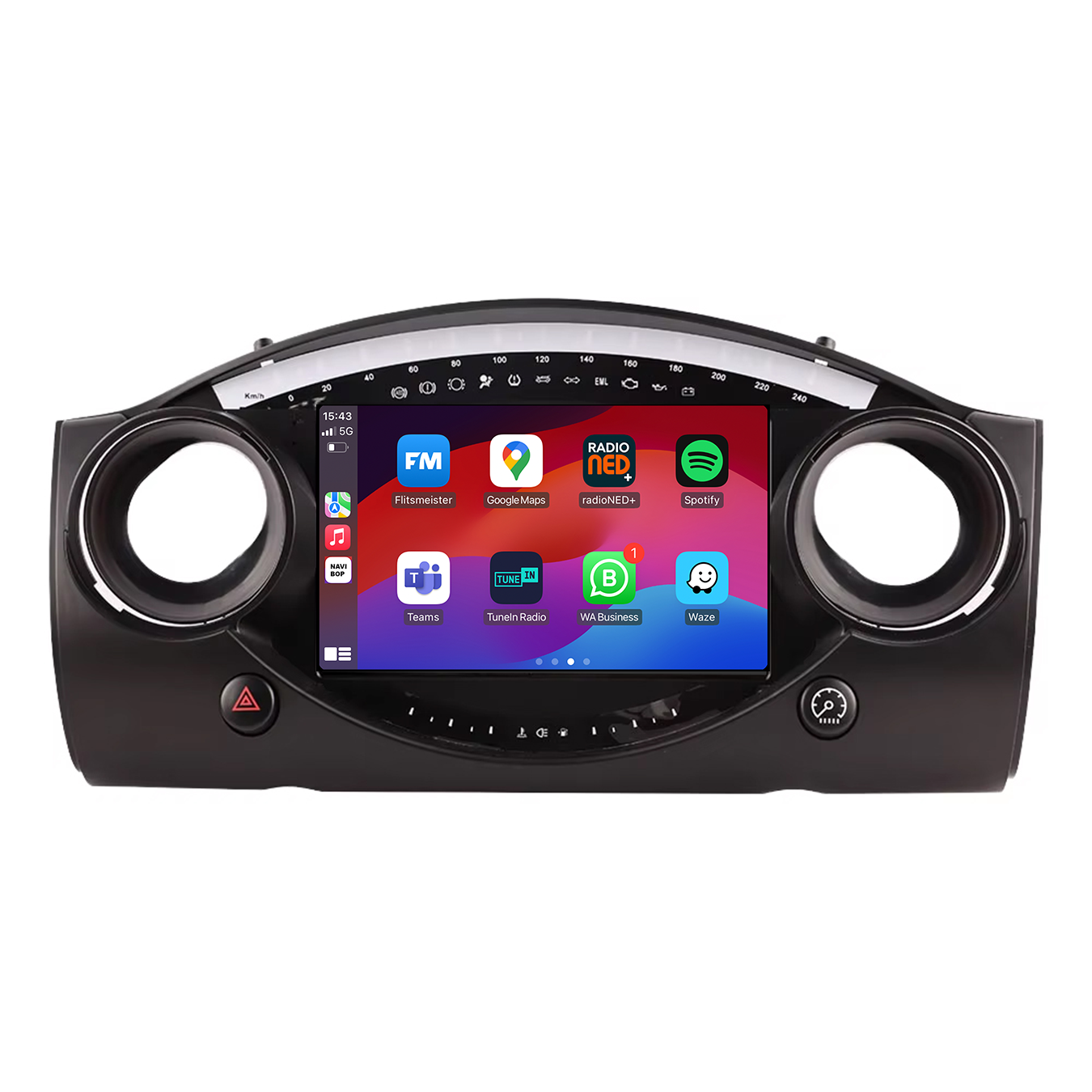 Mini cooper R50 | Autoradio | CarPlay & Android Auto | Android 15.0 | 2000 t/m 2007