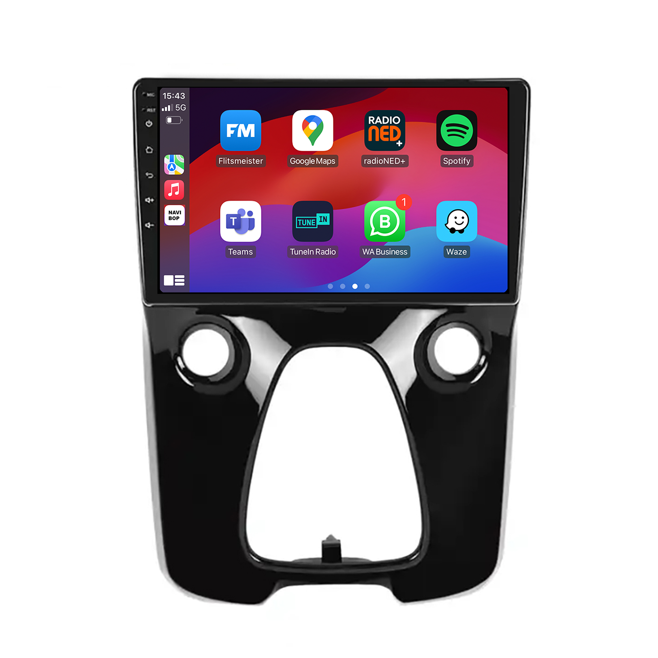 Citroen C1 | Autoradio | CarPlay & Android Auto | Android 15.0 | 2014 t/m 2024