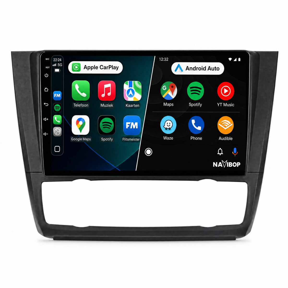 BMW 1-serie Versie 3 | Autoradio | Draadloos CarPlay & Android Auto | Android 15 | 2005 t/m 2013