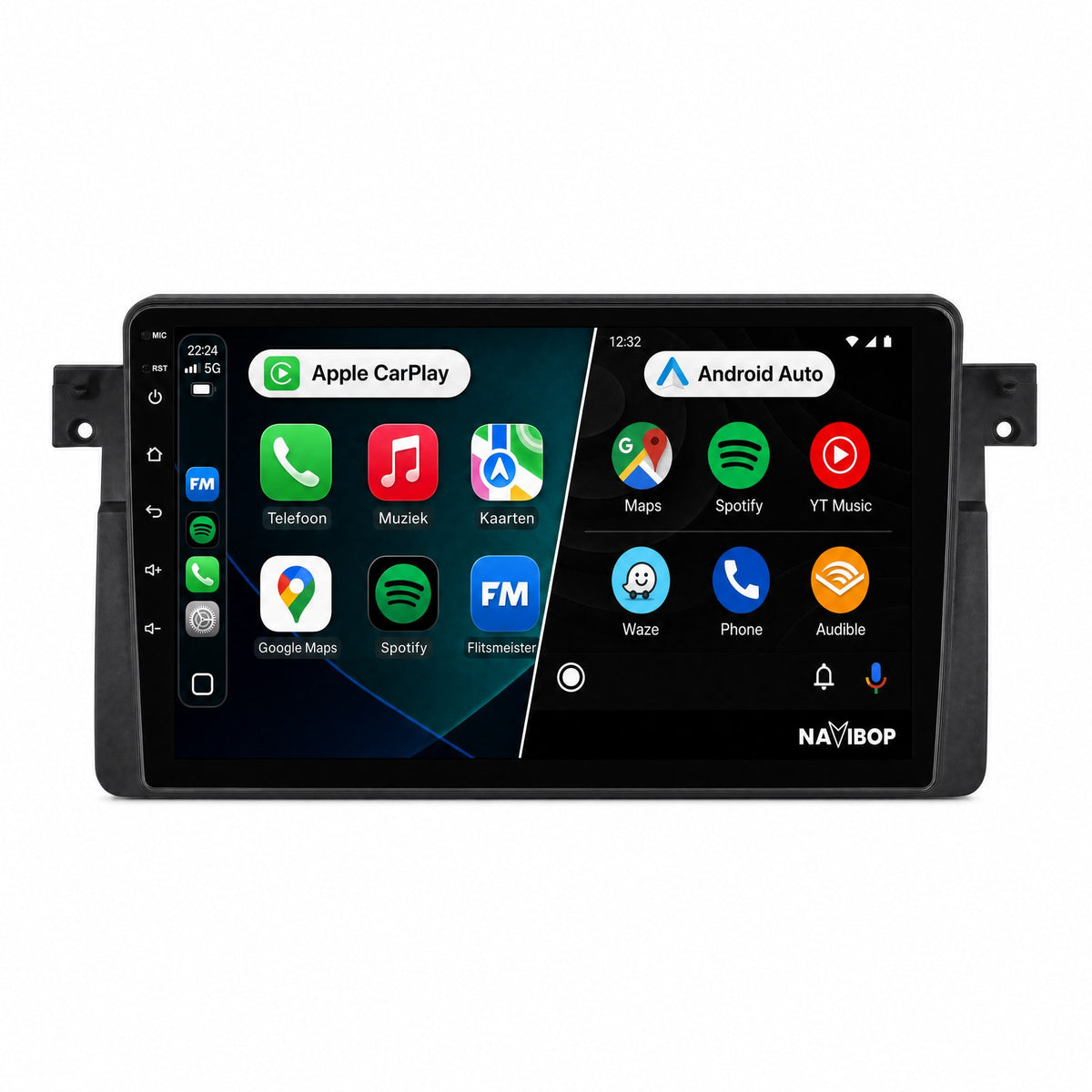 BMW 3-Serie | Autoradio | Draadloos CarPlay & Android Auto | Android 15 | 1997 t/m 2006
