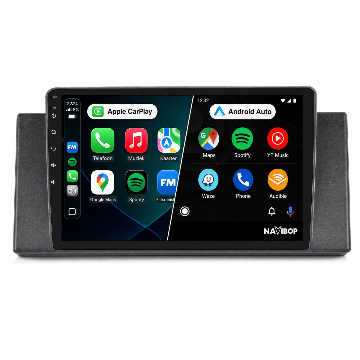 BMW X5 5-serie | Autoradio | Draadloos CarPlay & Android Auto | Android 15 | 1995 t/m 2006
